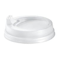 BioPak PS Small Sipper Lid White - 80mm (Pack 1000)