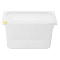 Hygiplas Click PP 1/4 GN Container with Lid & 7 Colour Clips 150mm 3.7Ltr (4 Pack)