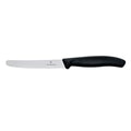 Victorinox Wavy Edge Steak and Tomato Knife Black 110mm