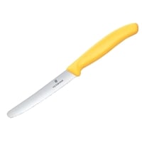 Victorinox Wavy Edge Steak and Tomato Knife - Yellow