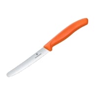 Victorinox Wavy Edge Steak and Tomato Knife - Orange