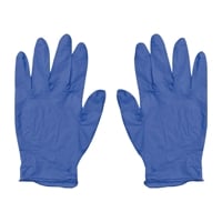 AGA Medical Vinyl Gloves Powder Free Blue