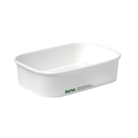 BioPak BioBoard Takeaway Base White - 500ml (300 Pack)