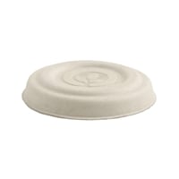 BioPak White Sugarcane Base Sauce Container Lids - 60ml (Pack 1000)