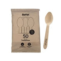 BioPak BioCutlery Wooden Teaspoon - 16cm (50 Pack)