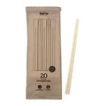 BioPak BioCutlery Bamboo Chopsticks - 20cm (20 Pack)