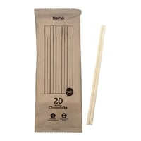 BioPak BioCutlery Bamboo Chopsticks - 20cm (20 Pack)