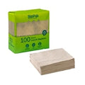 BioPak BioNapkin 1/4 Fold Napkin Natural (100 Pack)