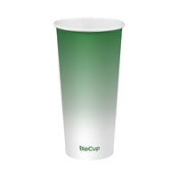 BioPak Cold Paper BioCup Green - 650ml / 90mm (1000 Pack)