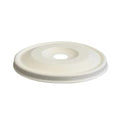 BioPak Cold Paper Surgarcane Flat BioCup Lids - 80mm (1000 Pack)