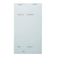 Olympia Recyclable Carbonless Waiter Pad Duplicate Large (50 Pack)