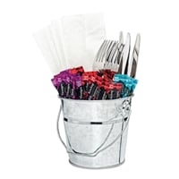 Olympia Round Galvanised Bucket 120x130mm