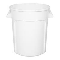 Vogue Polypropylene Round Container Bin White 76Ltr