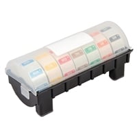 Hygiplas Dissolvable Colour Coded Food Labels Starter Kit with 25mm Dispenser