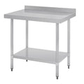 Vogue Stainless Steel Table with Splashback 900mm