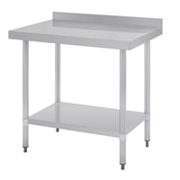 Vogue Stainless Steel Table with Splashback 900mm