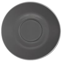 Olympia Cafe Saucer Charcoal (Fits GK075 & GK078) - 154mm 6" (Box 12)
