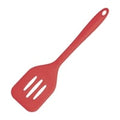 Vogue Silicone Slotted Spatula Red 310mm