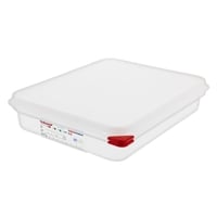 Araven Polypropylene 1/2 Gastronorm Containers With Lids 65mm (4 Pack)