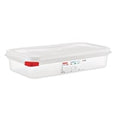 Araven Polypropylene 1/3 Gastronorm Containers With Lids 65mm (4 Pack)
