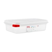 Araven Polypropylene 1/4 Gastronorm Containers With Lids 65mm (4 Pack)
