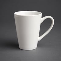 Olympia Cafe Latte Cup White - 340ml (12 Pack)