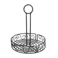 Olympia Wire Condiment Holder Black