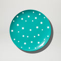 Barel Green Coloured Star Melamine Plate 25cm