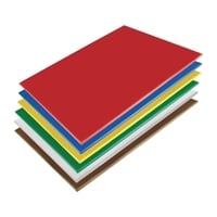 Hygiplas Low Density Chopping Board Set 600x450x10mm (6 Pack)