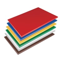 Hygiplas Low Density Set of Chopping Board Set 600x450x20mm (6 Pack)