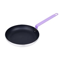 Hygiplas Aluminium Non-stick Teflon Platinum Plus Frying Pan with Purple Handle 280mm