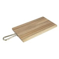 Olympia Rectangular Paddle Board Acacia Wood with Metal Handles 615x260x20mm