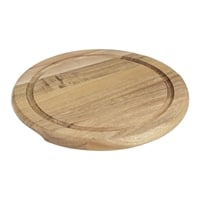 Olympia Round Acacia Wood Board for 200mm Dome 246x20mm