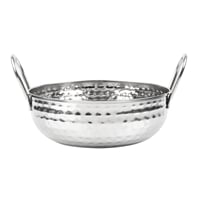 Olympia Table Presentation Hammered Kadai Dish Stainless Steel 200mm