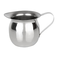 Olympia Stainless Steel Mini Milk Jug 120ml (6 Pack)