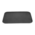 Olympia Kristallon Anti-Slip Fibreglass Rectangular Tray Black - 405x560mm