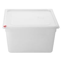 Hygiplas Click PP 2/3 GN 16.1Ltr Container with Lid & 7 Colour Clips 200mm (4 Pack)