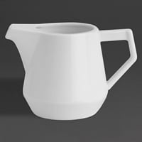 Olympia Whiteware Deco Jug - 200ml (Box 6)