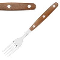 Olympia Steak Forks PP Wood Effect Handle (Box 12)