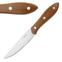 Olympia Jumbo Steak Knife PP Wood Effect Handle (Box 12)