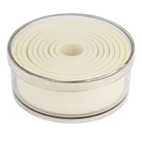 Vogue Plain Round Nylon Pastry Cutters (9 Pack)
