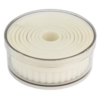 Vogue Serrated Round Pastry Cutters Nylon (9 Pack)