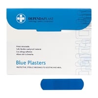 Dependaplast Blue Food Area Plasters 750x250mm (100 Pack)