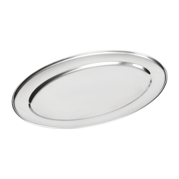 Olympia Stainless Steel Oval Serving Tray 200-660mm