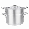 Vogue Aluminium Double Boiler Pan With Lid 240mm