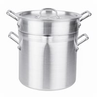 Vogue Aluminium Double Boiler Pan With Lid 280mm