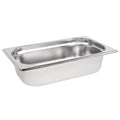 Vogue Stainless Steel Gastronorm Tray 1/4 - 65mm deep