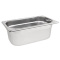 Vogue Stainless Steel Gastronorm Tray 1/4 - 100mm deep