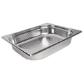 Vogue Stainless Steel Perforated 1/2 Gastronorm Tray