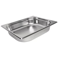 Vogue Stainless Steel Perforated 1/2 Gastronorm Tray